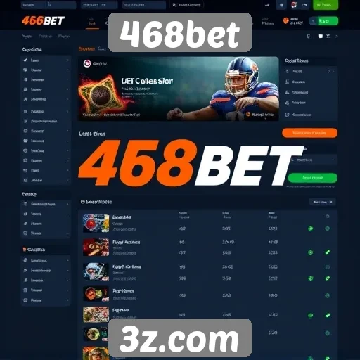 Avaliação da interface do usuário do site 468bet